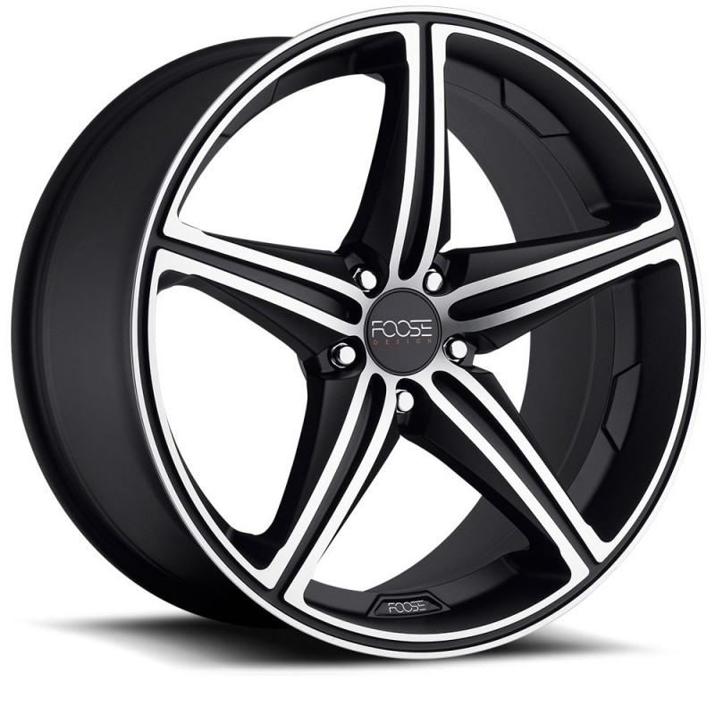 FOOSE SPEED 19x9.5 5x112 et+35 66.6 Black Machined